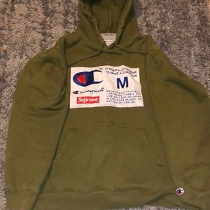 Green supreme sweatshirt
